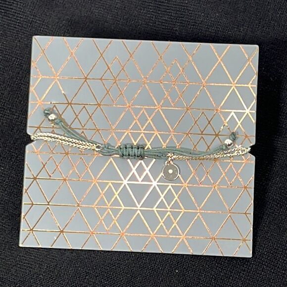 STELLA & DOT Pavé Wishing Bracelet Silver NIB - Picture 3 of 3